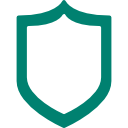 Icon für Sparring Mentoring: Ein Schild, symbolisiert Schutz und Stärkung.